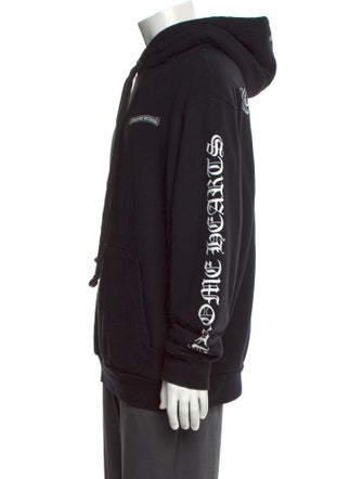 Chrome Hearts Graphic Print Crew Neck Hoodie