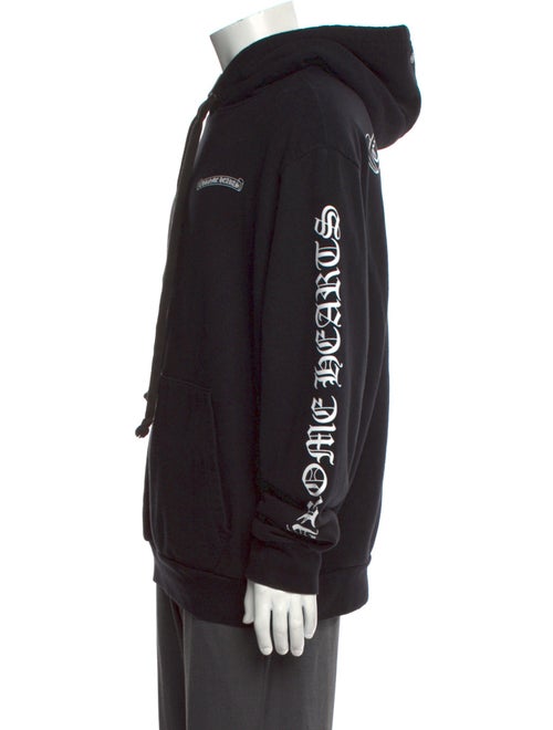 Chrome Hearts Graphic Print Crew Neck Hoodie