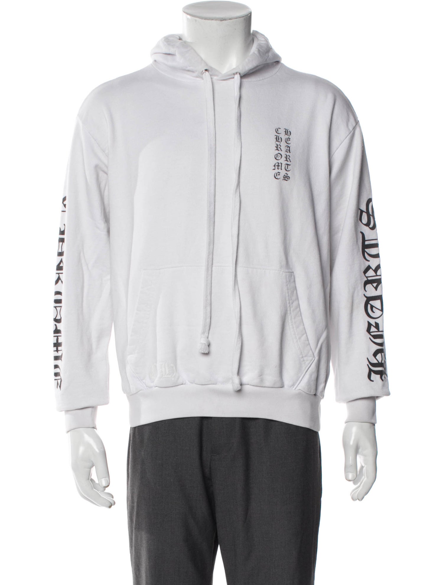 Chrome Hearts Graphic Print Crew Neck Hoodie