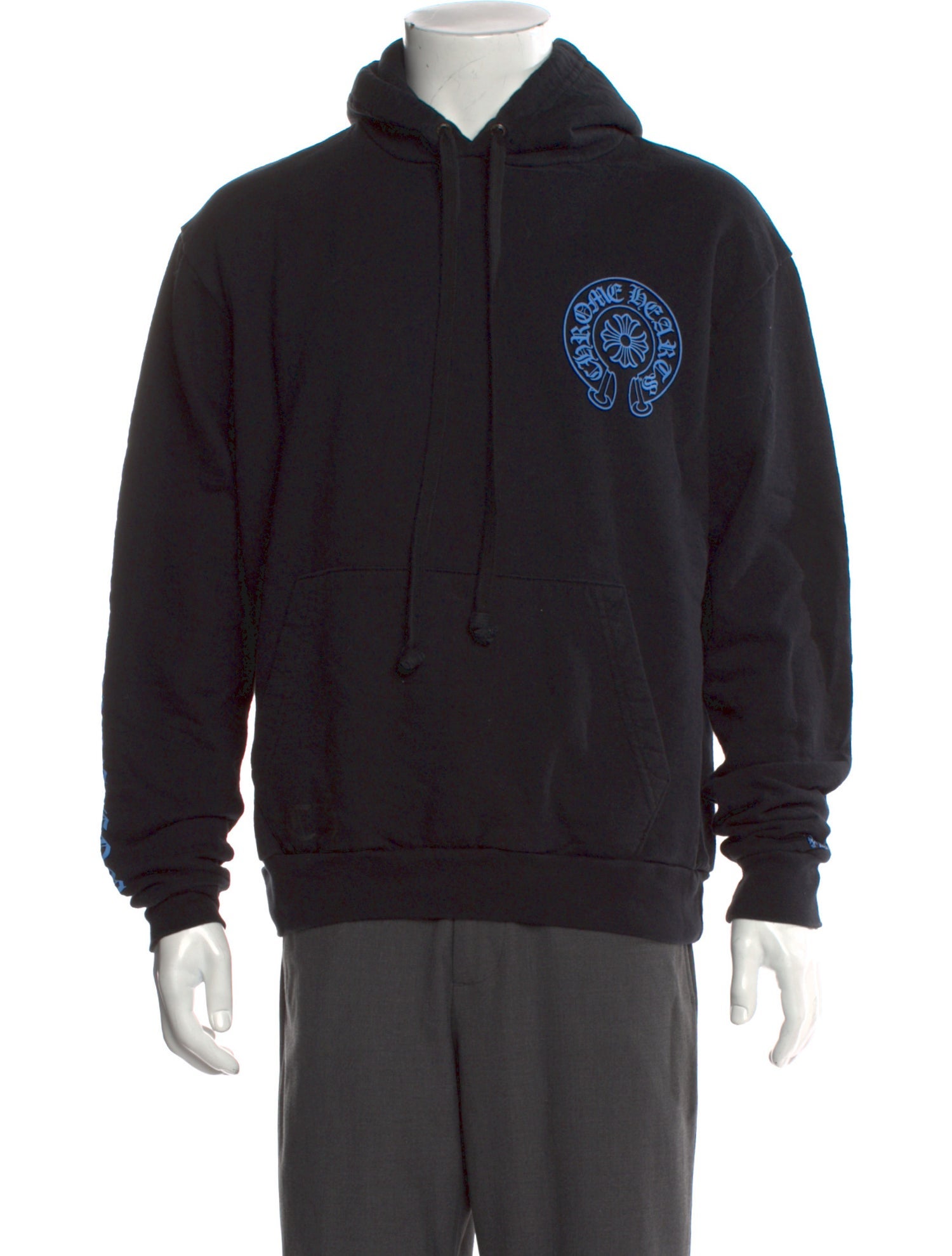 Chrome Hearts Horseshoe Logo Graphic Print Hoodie