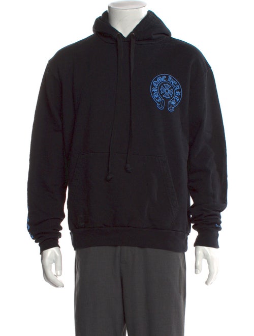 Chrome Hearts Horseshoe Logo Graphic Print Hoodie