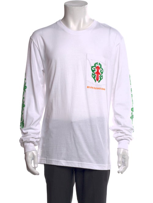 Chrome Hearts Los Angeles Dagger Logo Graphic Print T-Shirt