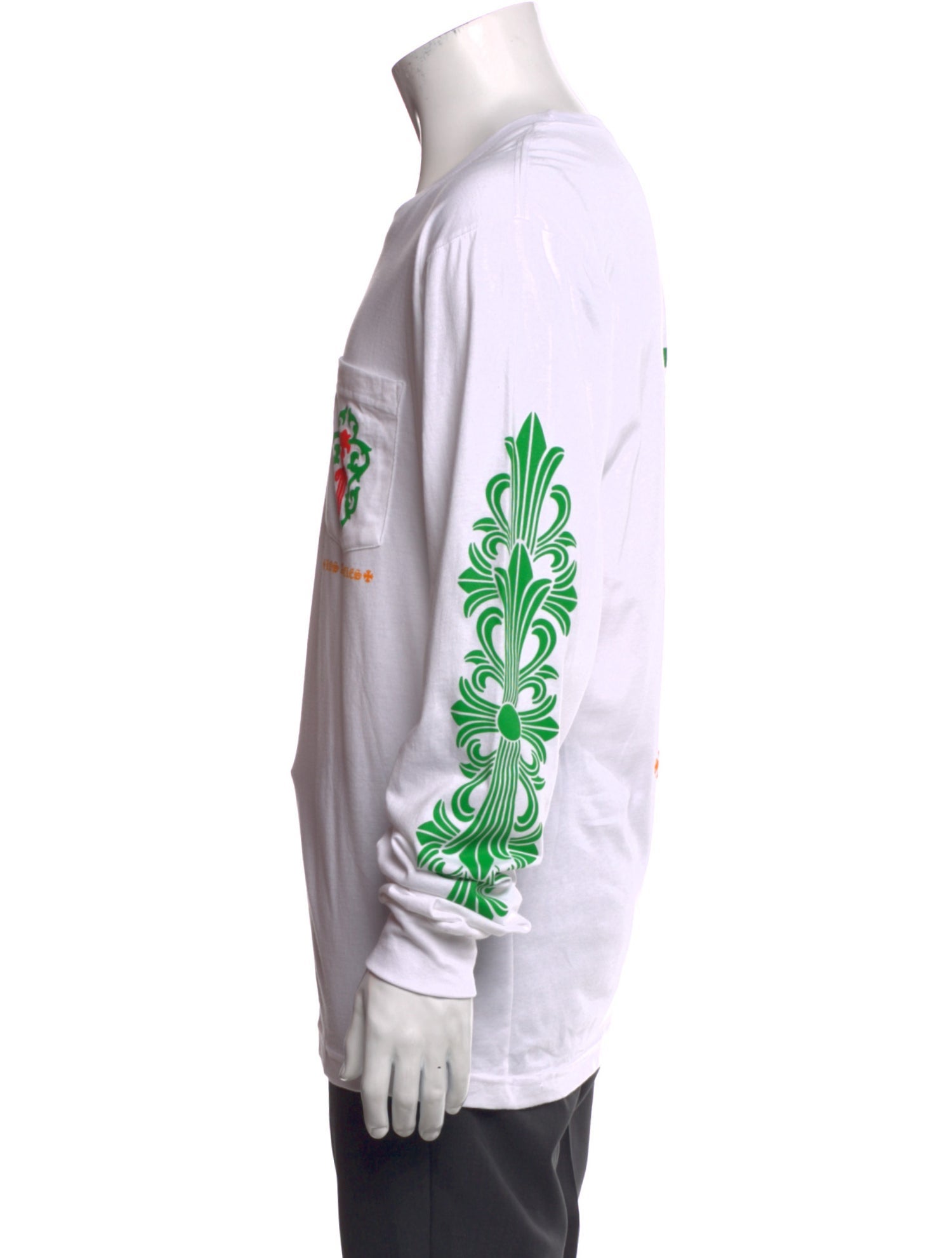 Chrome Hearts Los Angeles Dagger Logo Graphic Print T-Shirt