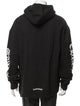 Chrome Hearts Vertical Logo Graphic Print Hoodie