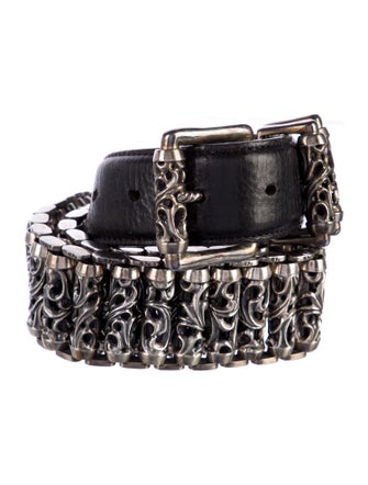 Chrome Hearts Celtic Roller Leather Belt