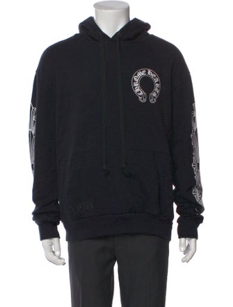 Chrome Hearts Horseshoe Graphic Print Hoodie
