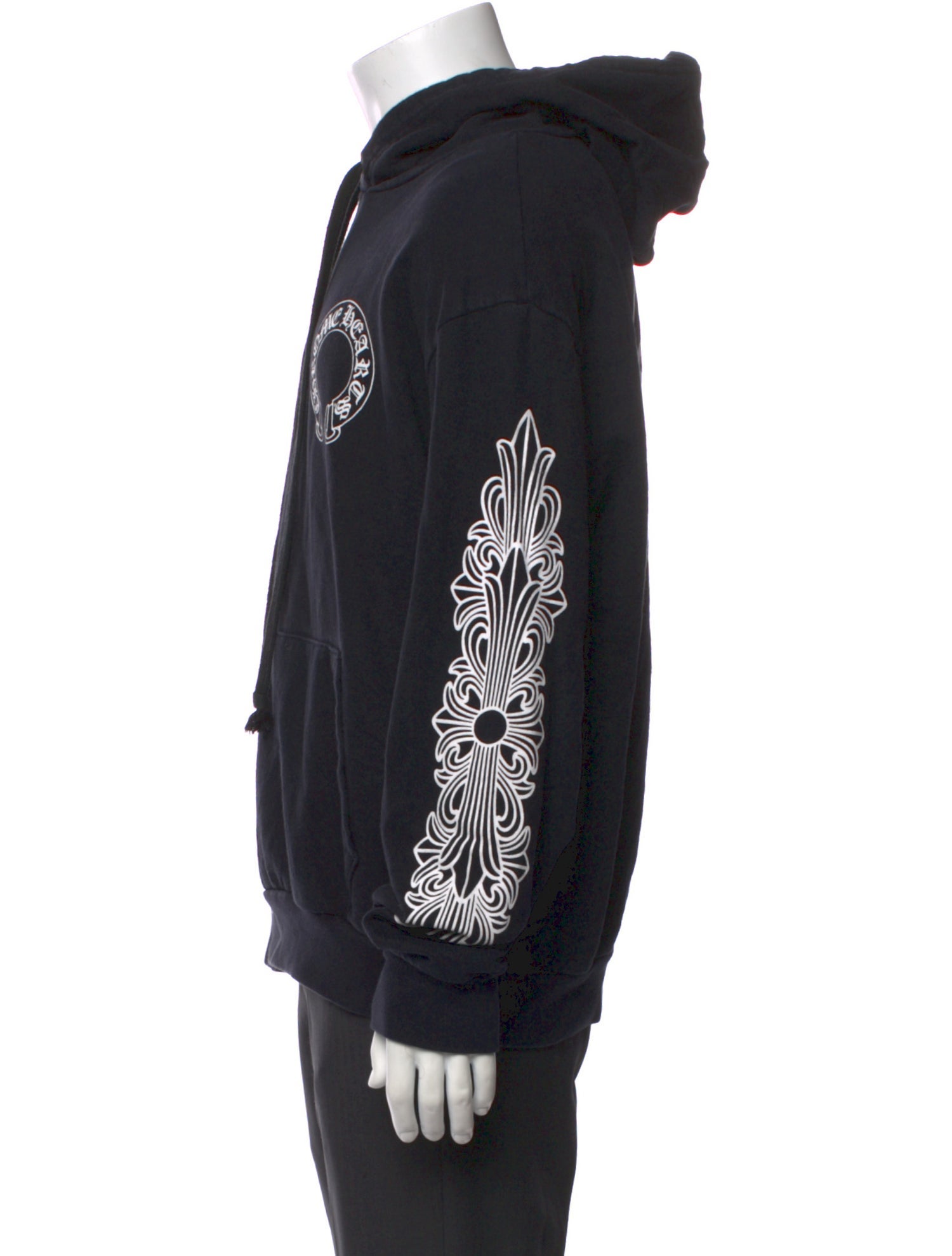 Chrome Hearts Horseshoe Graphic Print Hoodie