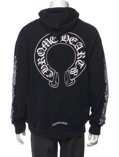 Chrome Hearts Horseshoe Graphic Print Hoodie