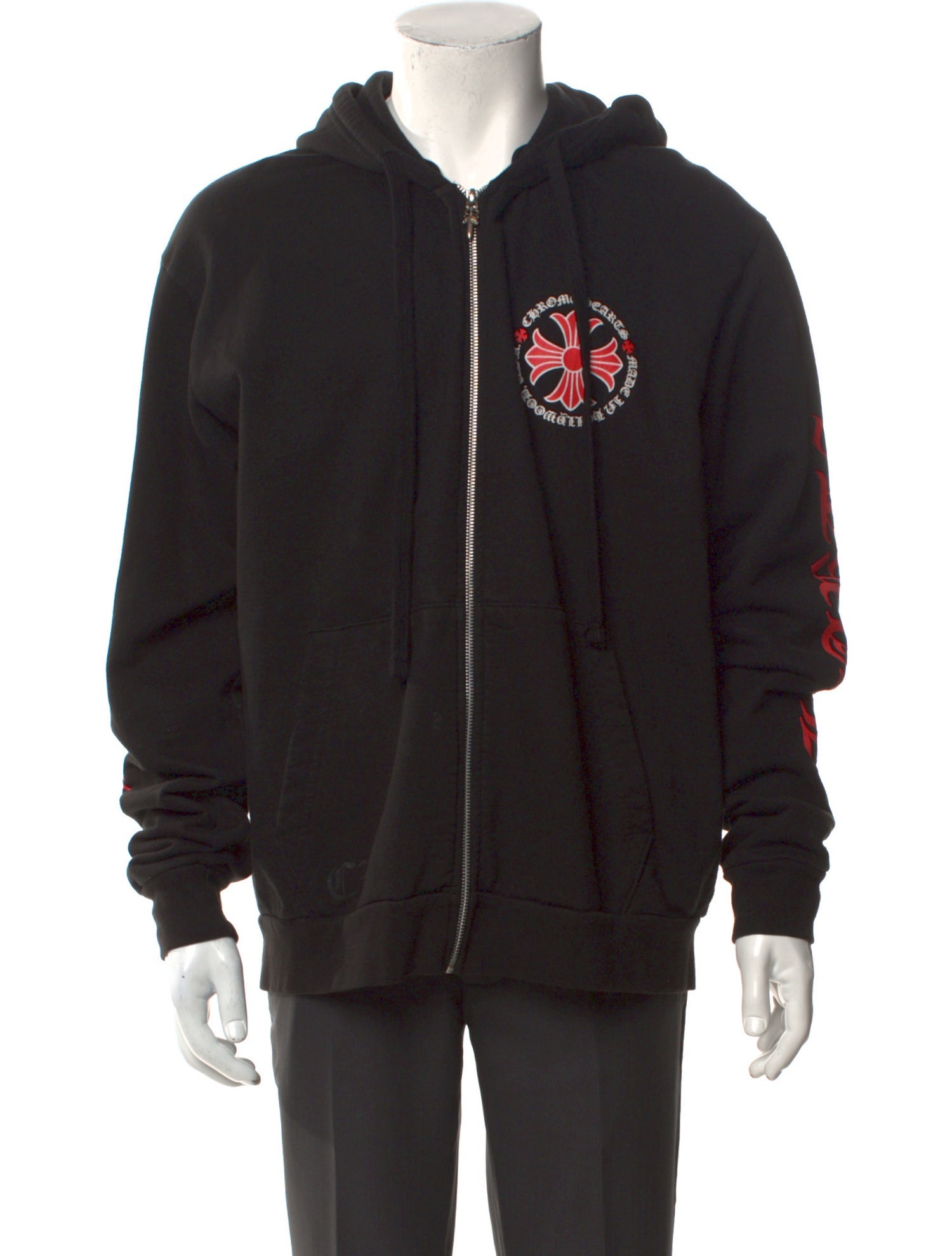 Chrome Hearts Cross Graphic Print Hoodie