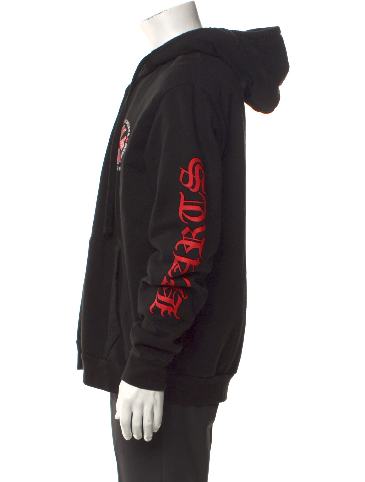 Chrome Hearts Cross Graphic Print Hoodie