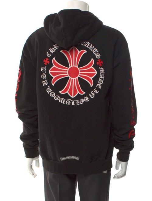 Chrome Hearts Cross Graphic Print Hoodie