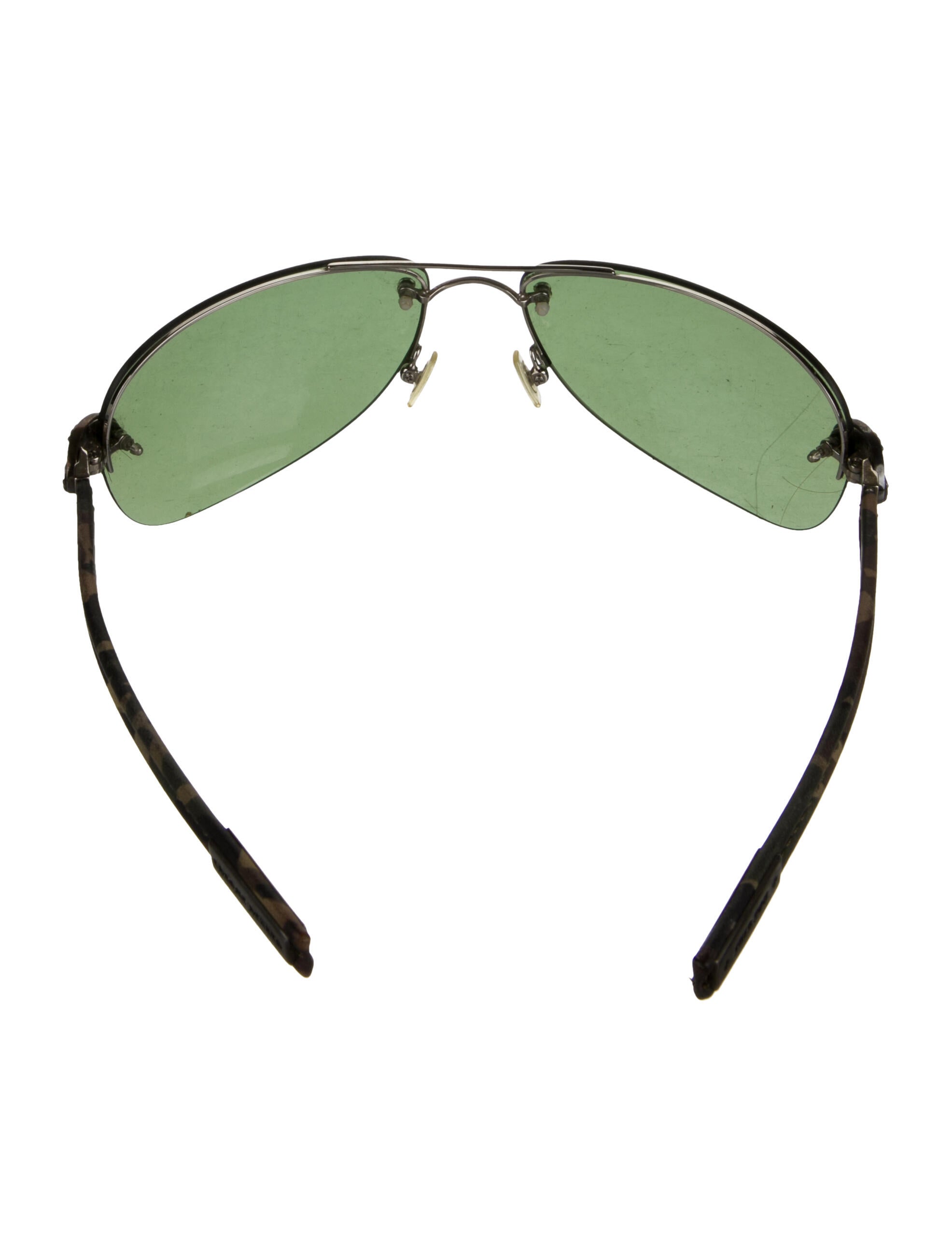 Chrome Hearts Classic Oval Aviator Sunglasses