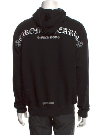 Chrome Hearts Back Logo Graphic Print Hoodie