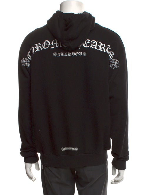 Chrome Hearts Back Logo Graphic Print Hoodie