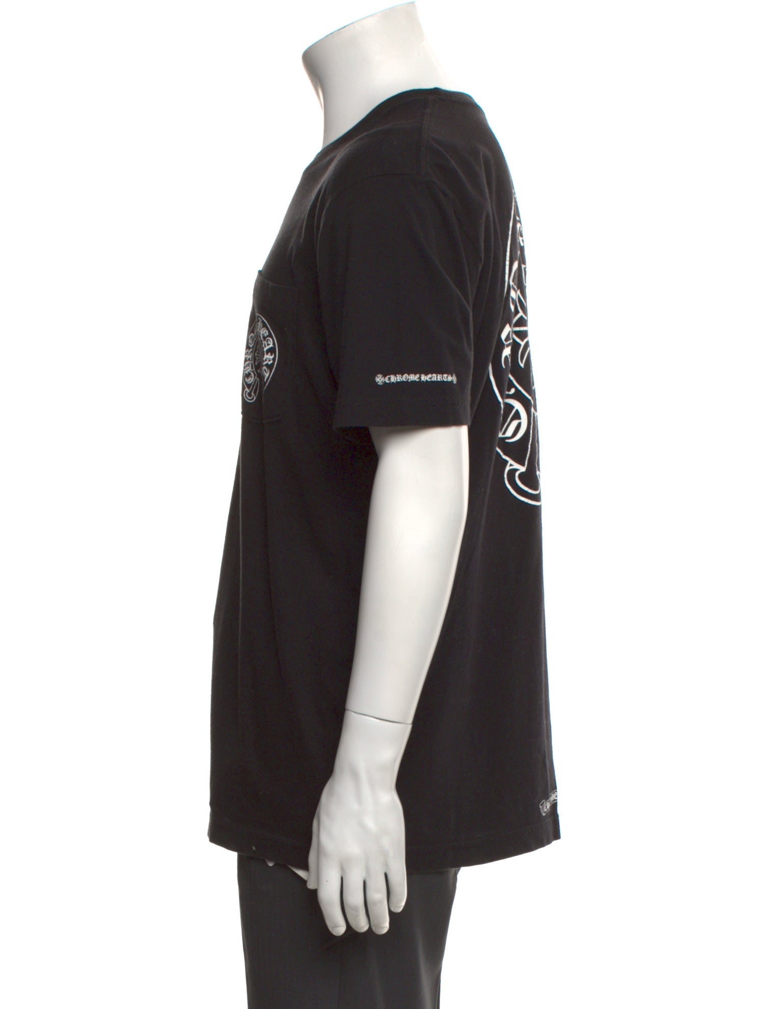 Chrome Hearts Horseshoe Logo Graphic Print T-Shirt