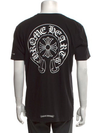 Chrome Hearts Horseshoe Logo Graphic Print T-Shirt