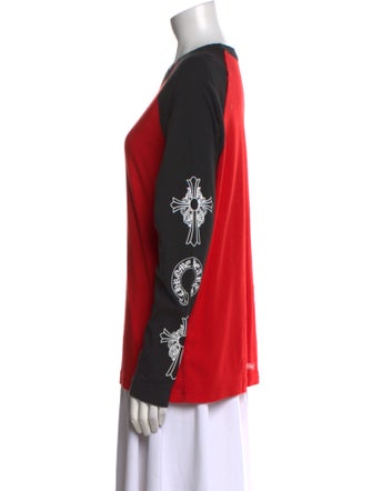 Chrome Hearts Crew Neck Long Sleeve Top