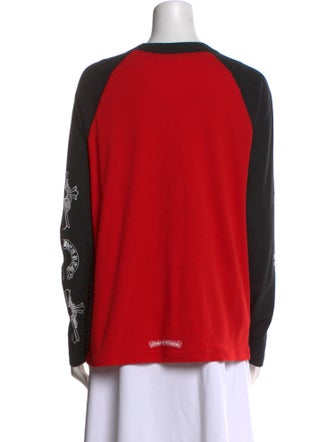 Chrome Hearts Crew Neck Long Sleeve Top