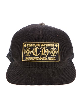 Chrome Hearts CH Hollywood Corduroy Trucker Hat