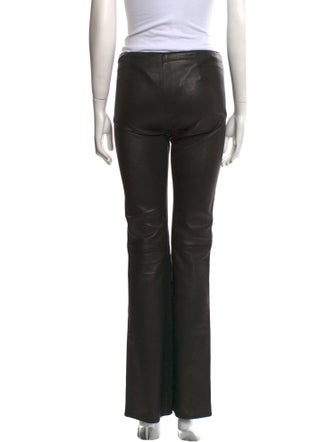 Chrome Hearts Leather Wide Leg Pants