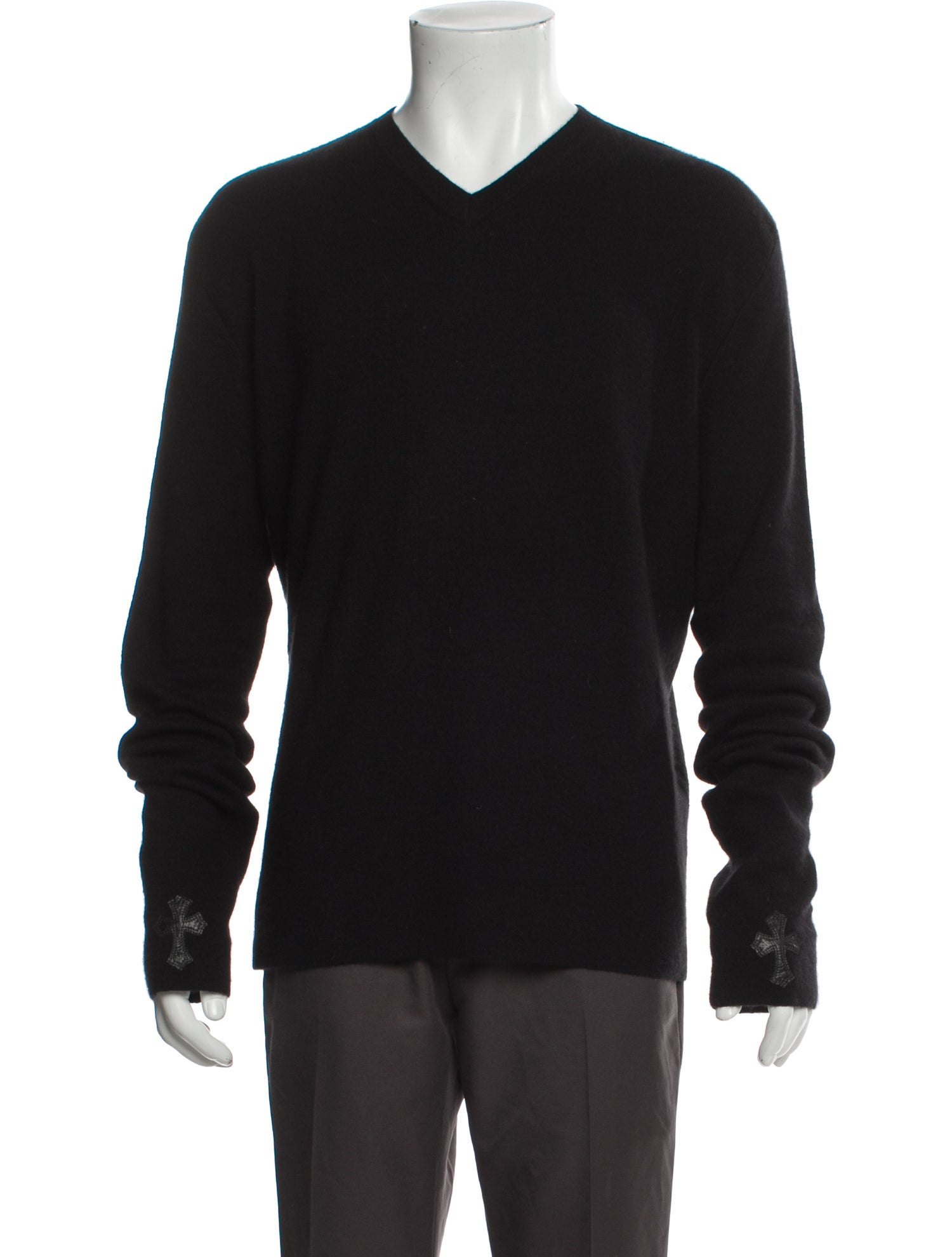 Chrome Hearts Cashmere V-Neck Pullover