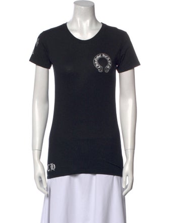 Chrome Hearts Graphic Print Crew Neck T-Shirt