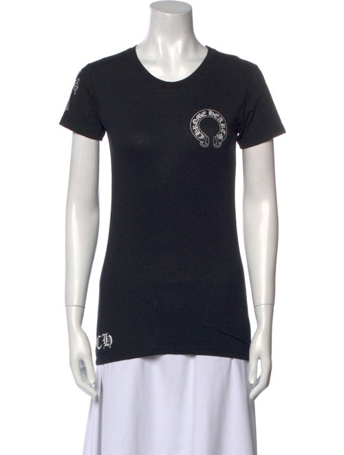 Chrome Hearts Graphic Print Crew Neck T-Shirt