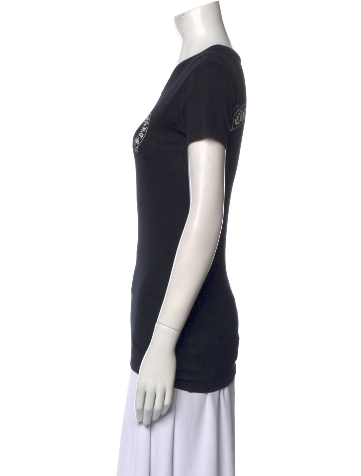 Chrome Hearts Graphic Print Crew Neck T-Shirt