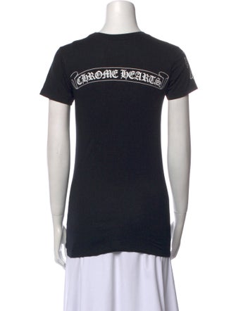 Chrome Hearts Graphic Print Crew Neck T-Shirt