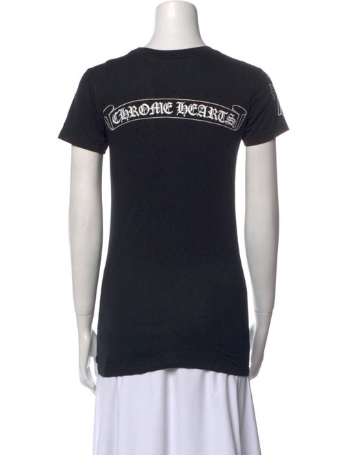 Chrome Hearts Graphic Print Crew Neck T-Shirt