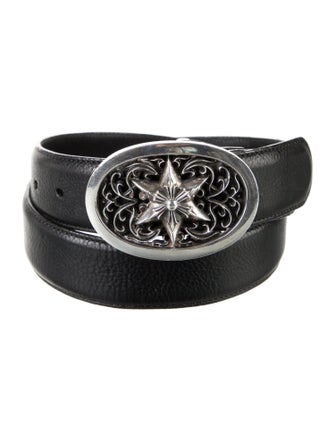 Chrome Hearts Star Leather Belt