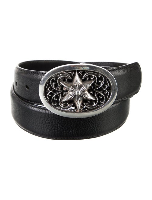 Chrome Hearts Star Leather Belt