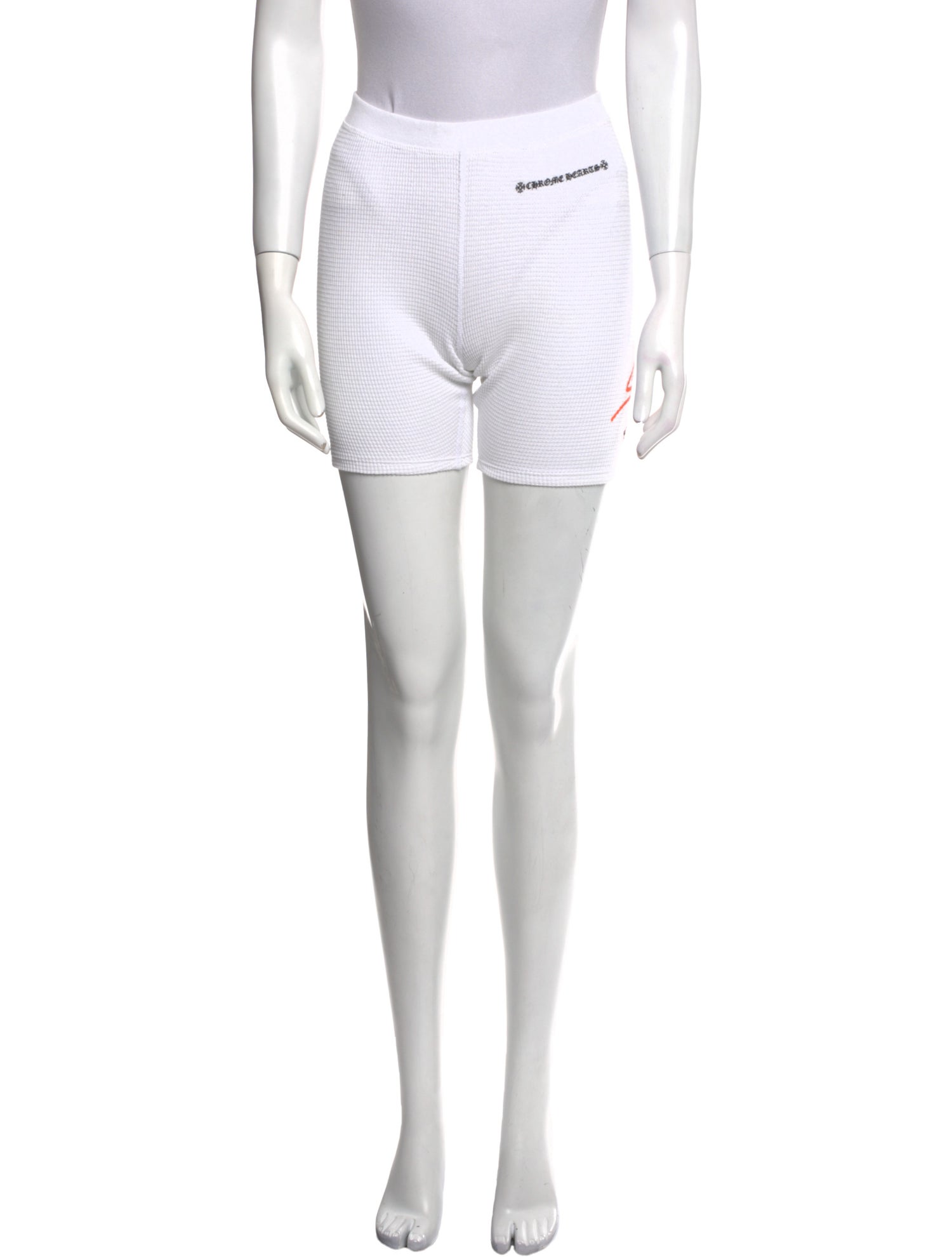 Chrome Hearts x Matty Boy 'Sinister' Flame Thermal Mini Shorts