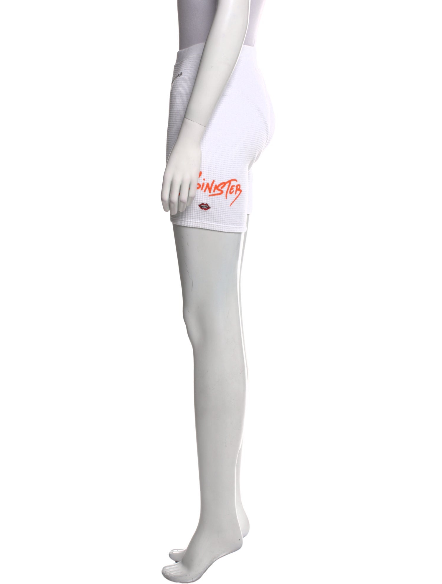 Chrome Hearts x Matty Boy 'Sinister' Flame Thermal Mini Shorts