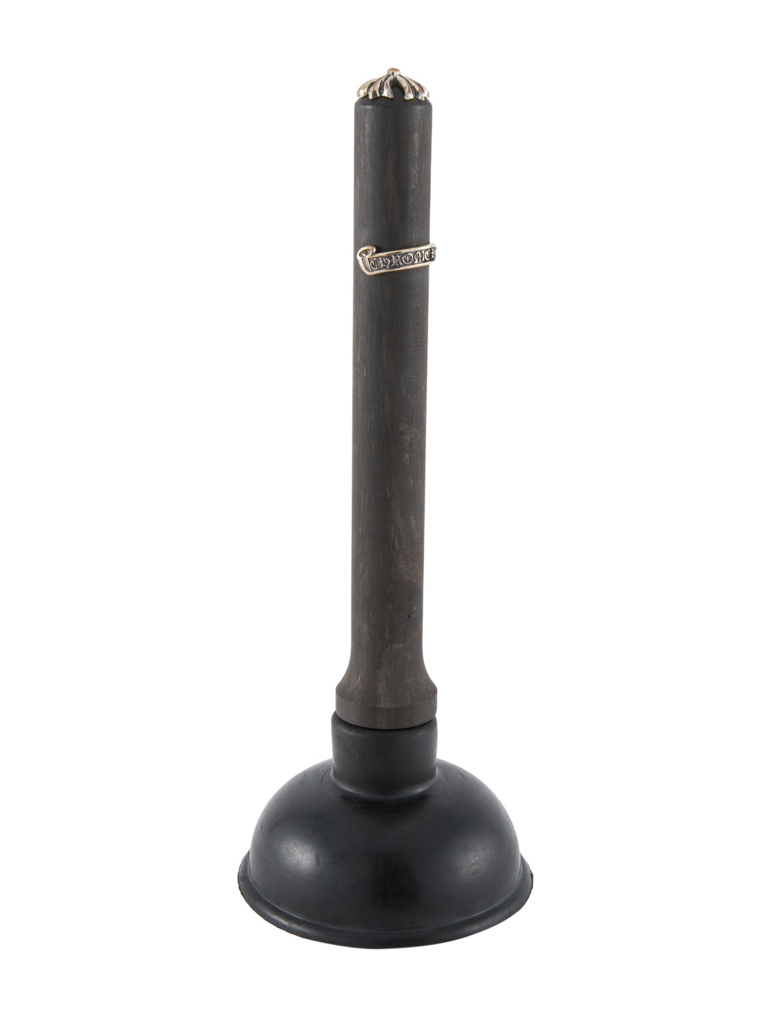 Chrome Hearts Sterling & Ebony Wood Plunger