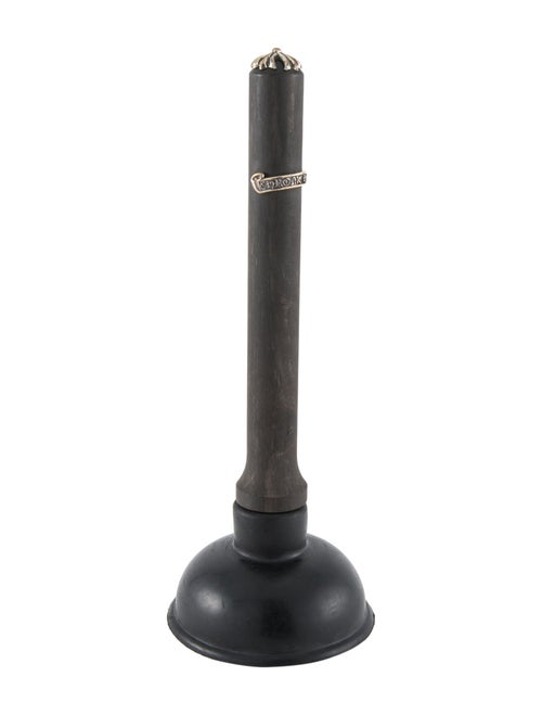 Chrome Hearts Sterling & Ebony Wood Plunger