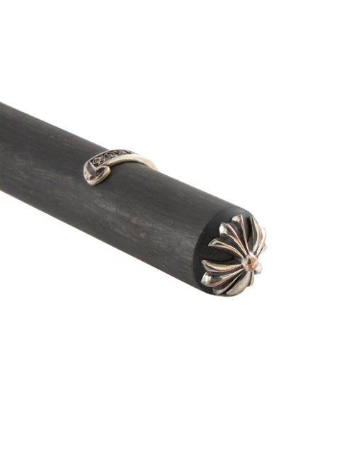Chrome Hearts Sterling & Ebony Wood Plunger