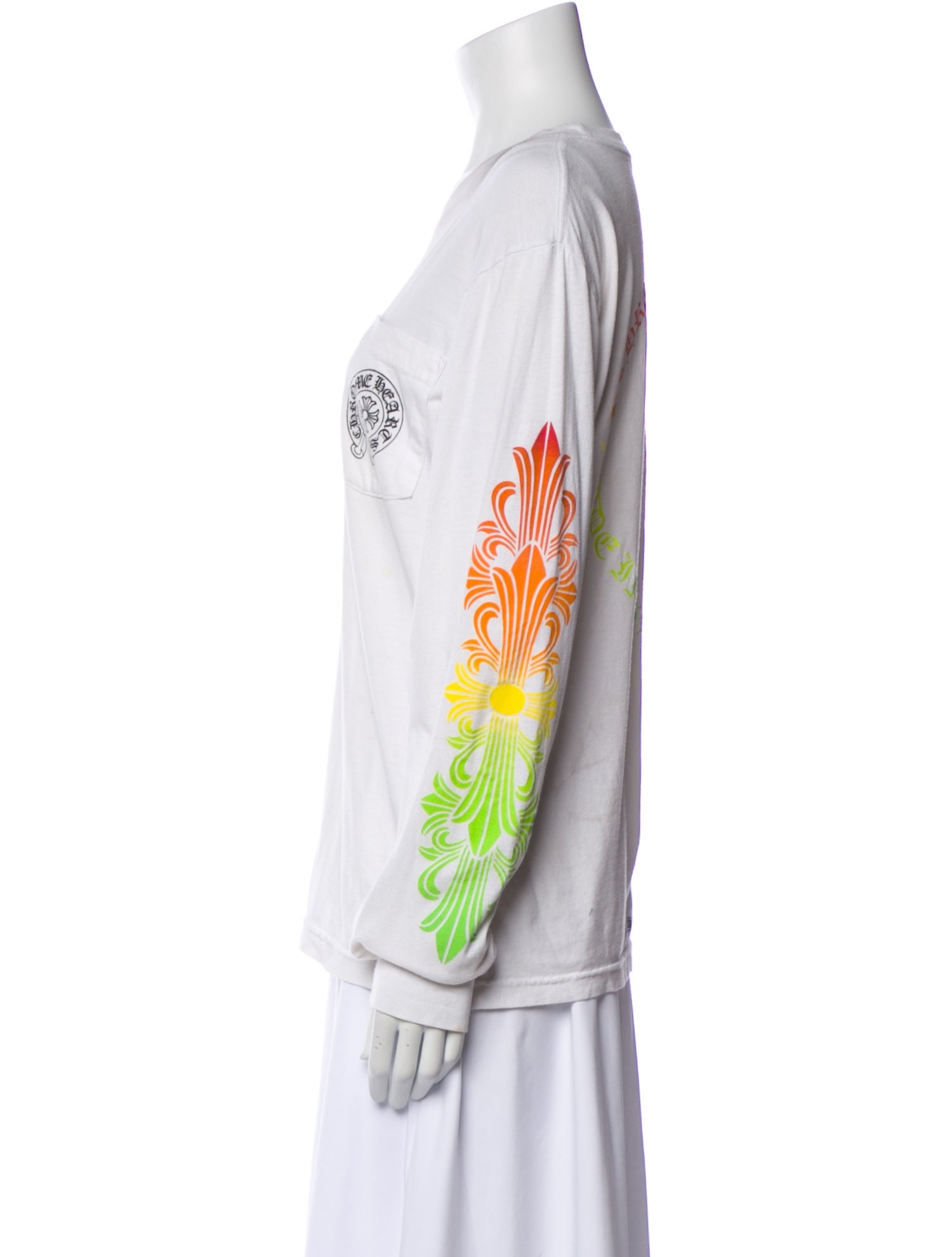 Chrome Hearts Gradient Crew Neck T-Shirt