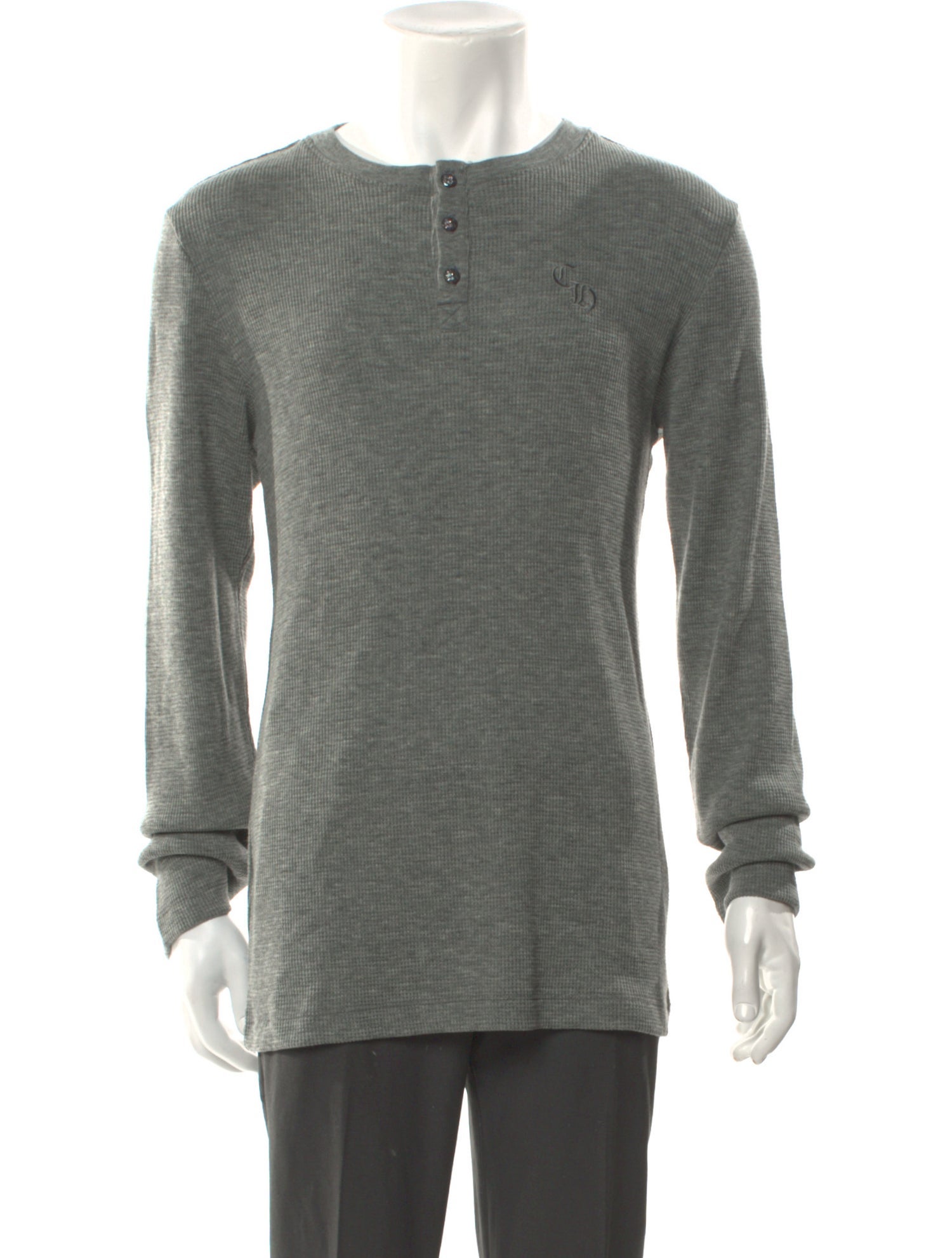 Chrome Hearts Wool Crew Neck Henley