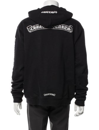 Chrome Hearts Thermal Lined 'Scroll' Crew Neck Hoodie