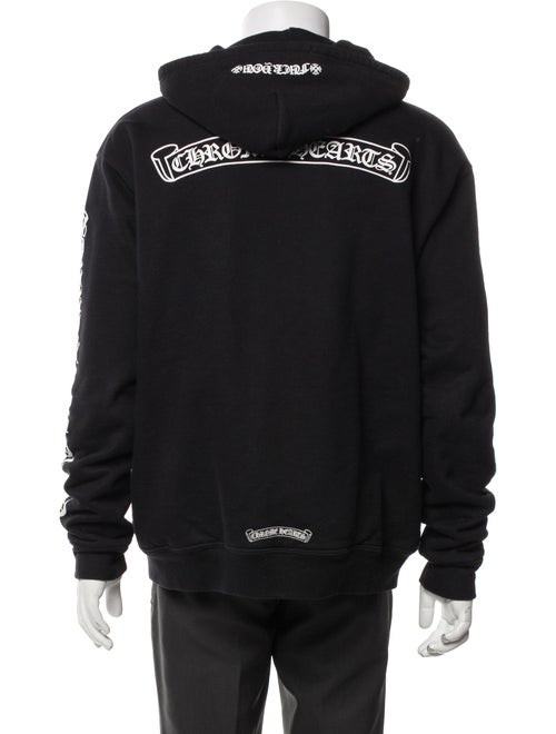 Chrome Hearts Thermal Lined 'Scroll' Crew Neck Hoodie
