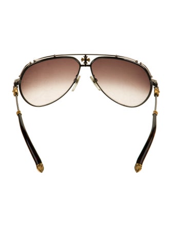 Chrome Hearts KUFANNAW II Aviator Sunglasses