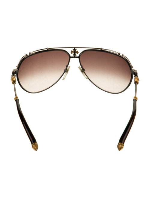 Chrome Hearts KUFANNAW II Aviator Sunglasses