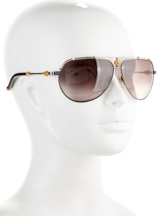 Chrome Hearts KUFANNAW II Aviator Sunglasses