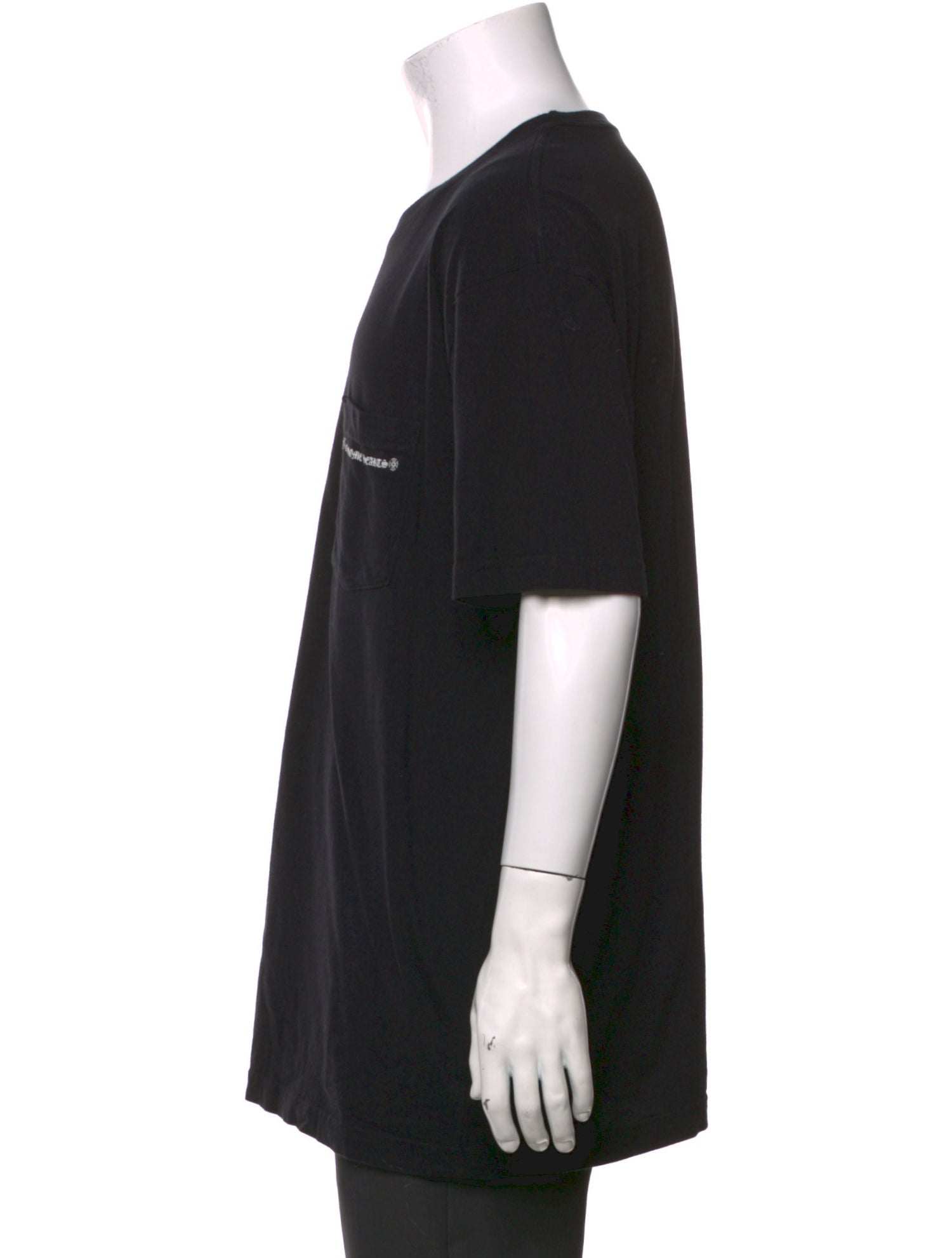 Chrome Hearts Cross Tire Tracks Graphic Print T-Shirt