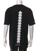 Chrome Hearts Cross Tire Tracks Graphic Print T-Shirt