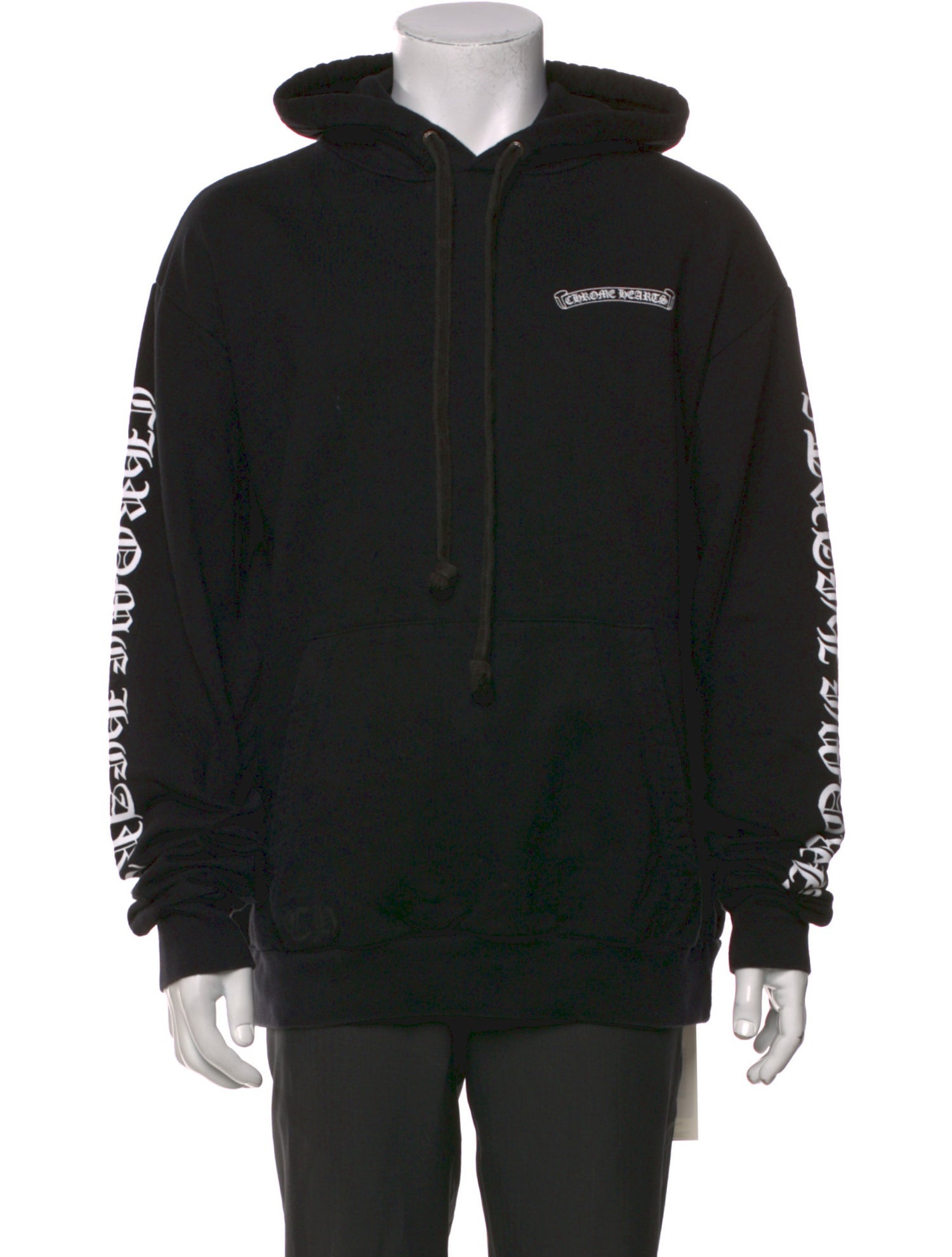 Chrome Hearts Scroll Graphic Print Hoodie