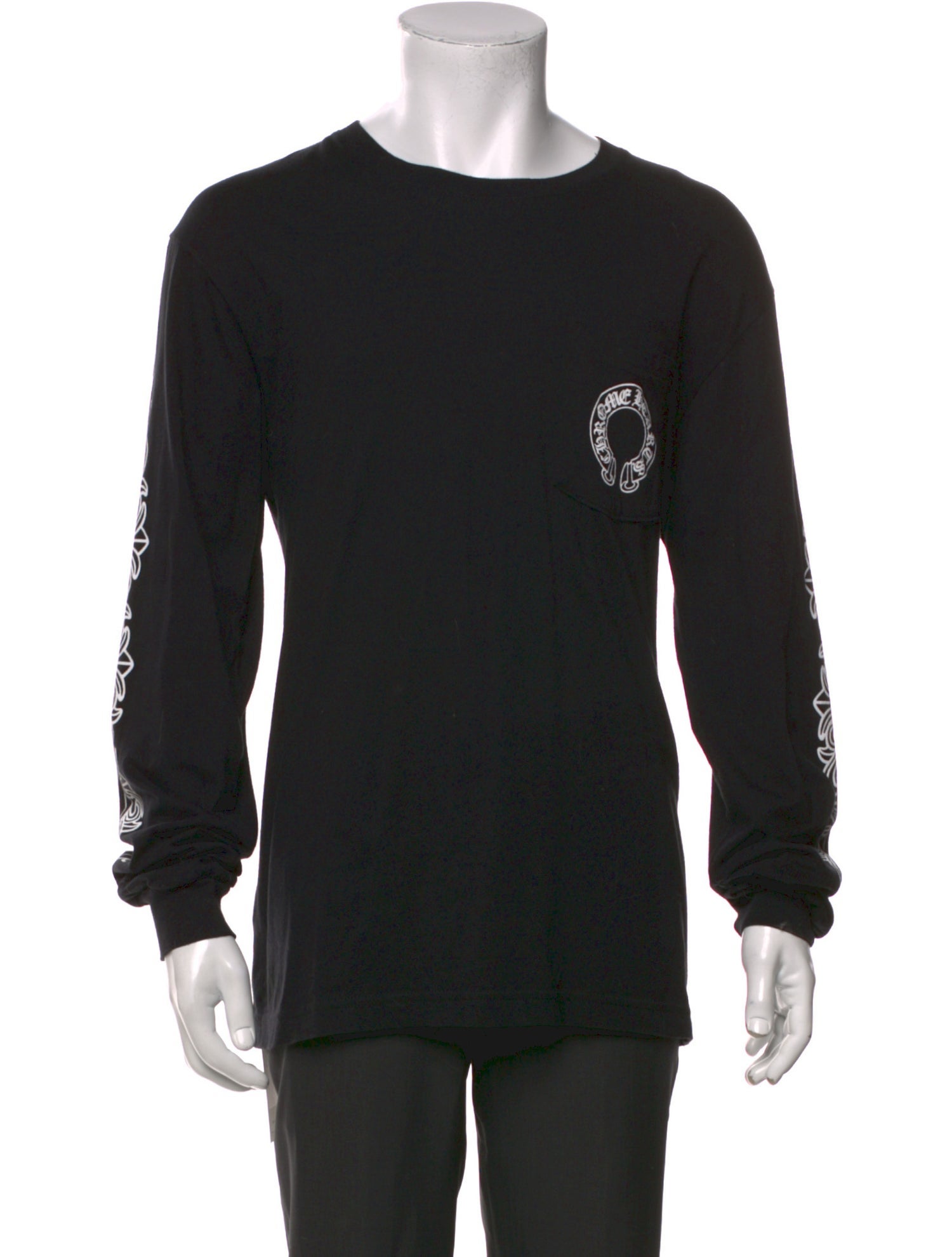 Chrome Hearts Horseshoe Graphic Print Sweatshirt