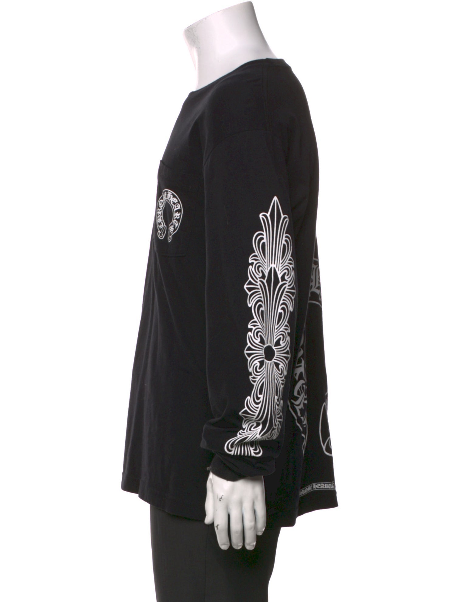 Chrome Hearts Horseshoe Graphic Print Sweatshirt