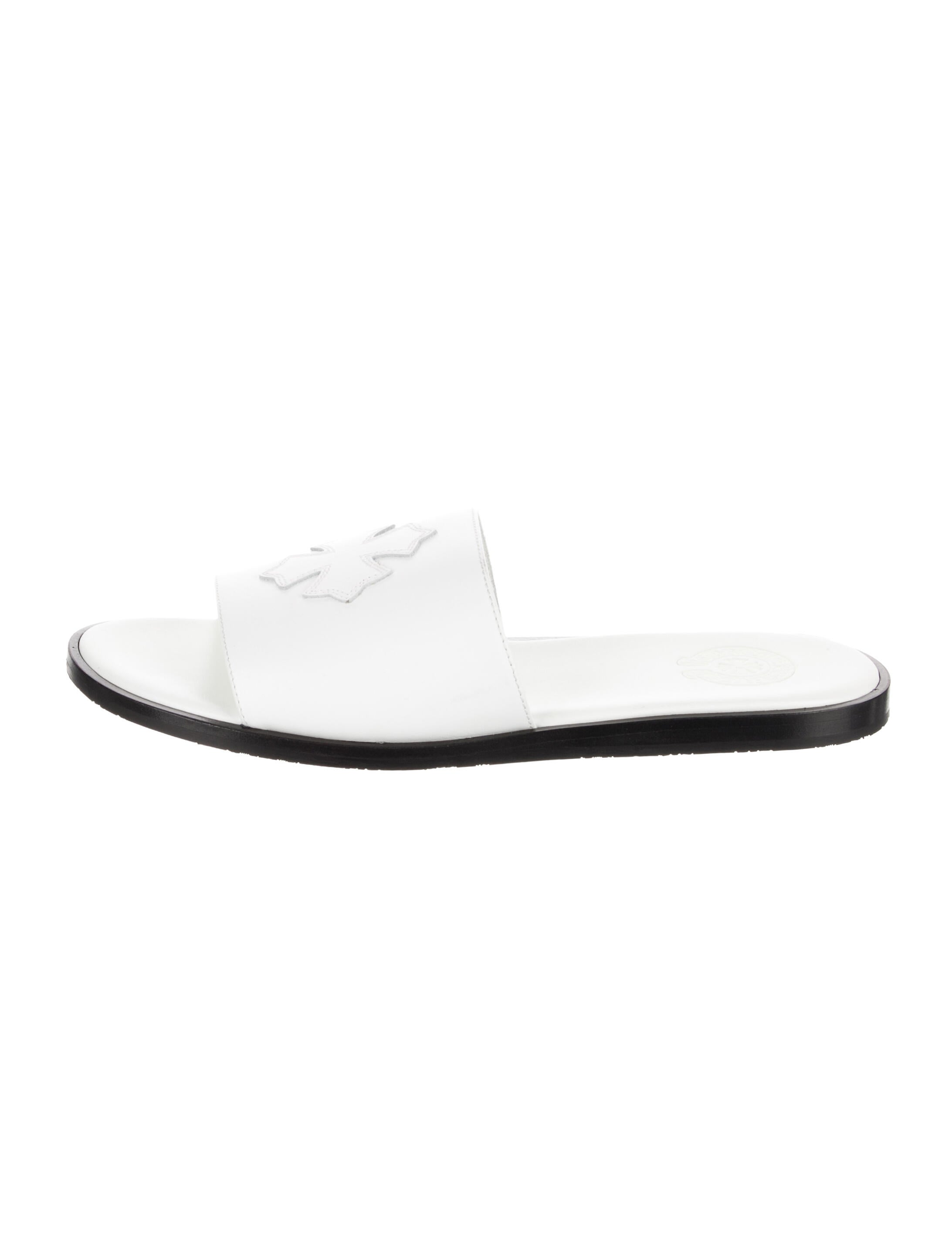 Chrome Hearts Leather Slides